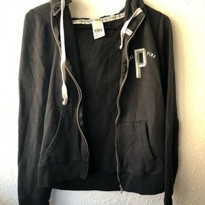 Pink Victoria’s Secret Zip Up Hoodie